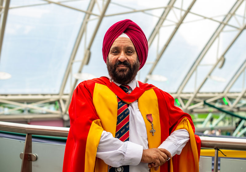 Nirmal Singh MBE, Honorary Doctor of the University (2024)